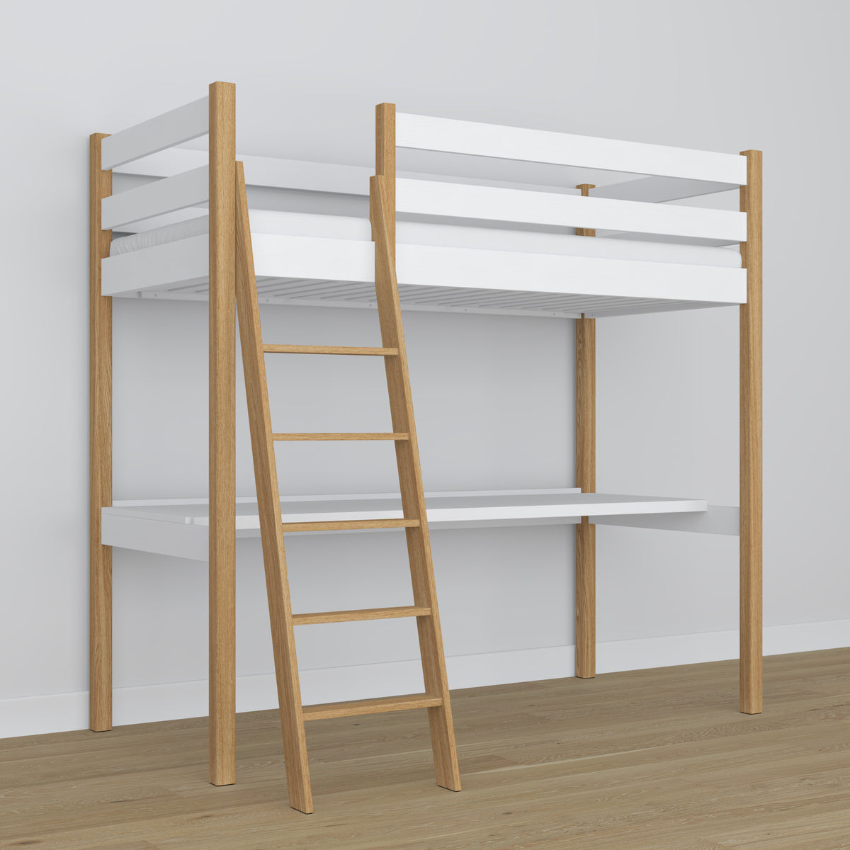 Nizio pine slatted base for loft bed – compatible with every model