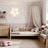 Sofa-lit chêne naturel – barrière latérale en chêne, sécurité pour les enfants