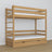 Natural Oak Bunk Bed with Drawer – Scandinavian Design, Nizio