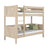 Bleached Oak Bunk Bed – Oak Ladder and Safety Rail, Nizio Home