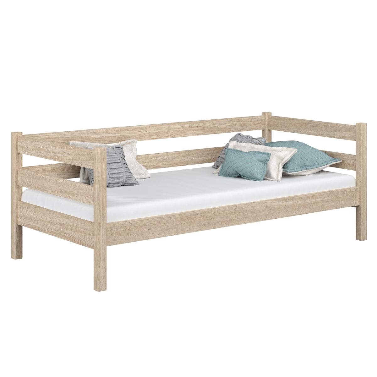 Sofa-Bett Eiche gebleicht – Kinderzimmer, skandinavischer Stil Nizio