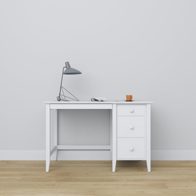 Desk 3S Scandi wooden in custom RAL/NCS color – solid wood, Nizio