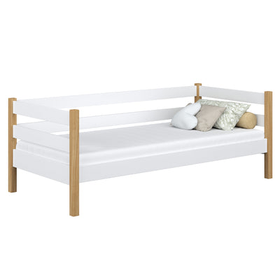 Bettsofa aus Holz Weiß-Eiche – Kinderzimmer, skandinavischer Stil Nizio