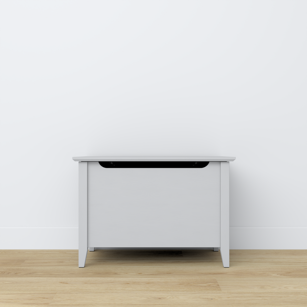 Coffre Scandi en bois gris