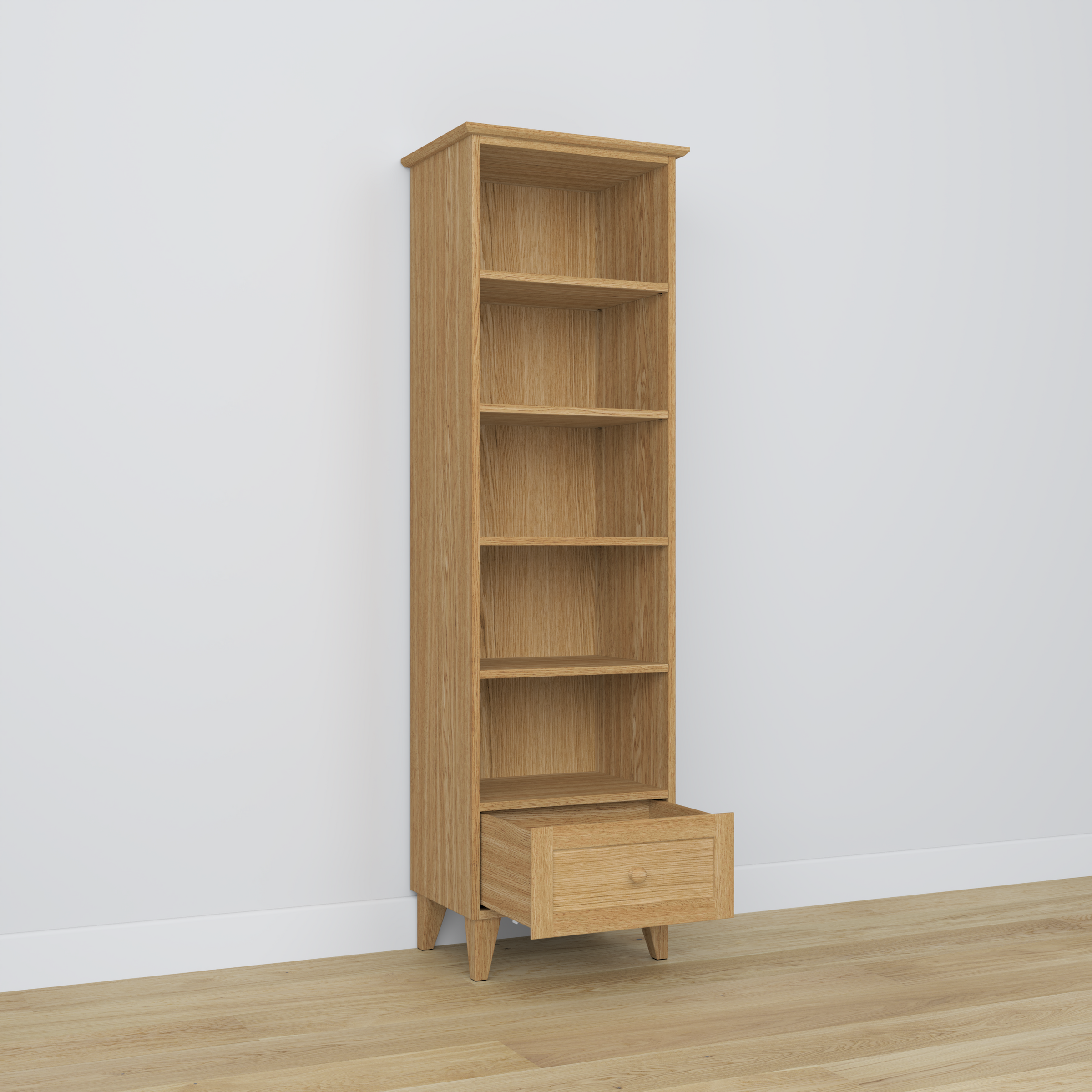Étagère 1S 57 Scandi en chêne chêne naturel