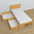 Sommier en pin Nizio pour lit avec tiroir – base durable