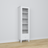 Vitrine 1S 57 Scandi en bois blanc