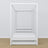 Lit à baldaquin avec tiroir pour matelas blanc en bois – dimensions, Nizio