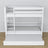 Lit superposé en bois blanc – dimensions et schéma z tiroir na matelas