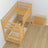 Natural Pine Wooden Bunk Bed with Drawer – Scandi Children’s Room Arrangement