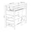 lit mezzanine avec bureau N01 RAL/NCS – en bois, couleur adaptée à l'intérieur, Nizio Home