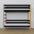 Black and Oak Wooden Bunk Bed – Slatted Frame, Durable Joinery Joints