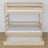 Oak Bunk Bed Bleached Oak with Drawer – Dimensions and Diagram, Nizio