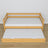 Sofa-lit avec tiroir pour matelas pin naturel en bois – dimensions, Nizio