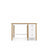 Bureau 3S Scandi en bois blanc / chêne naturel