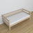 Sofa-Bett Eiche gebleicht aus Eiche – Maße und Schema, Nizio