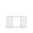 Bureau z 6 tiroirmi en bois blanc – bureau i chambre de jeune, scandinave