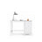 Bureau z 3 tiroirmi en bois blanc – bureau i chambre de jeune, scandinave