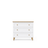 Commode z 3 tiroirmi en bois blanc avec chêne 105 cm – chambre, style scandinave