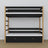 Black and Oak Bunk Bed – Wooden Slatted Frame, Mattress Drawer