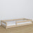 Low Bed Bleached Oak – Oak Legs and Base, Close-up
