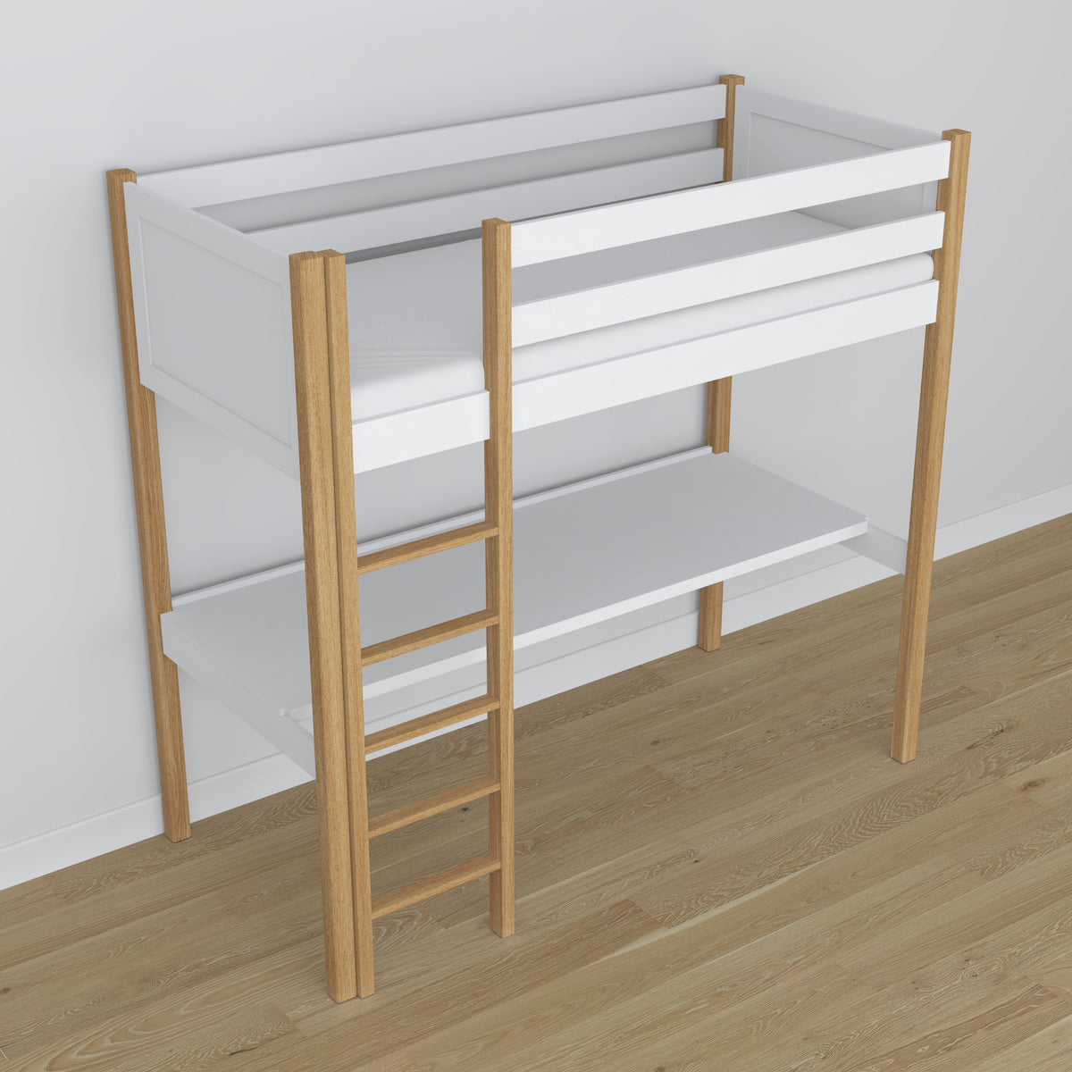 Nizio pine slatted base for loft bed – compatible with every model