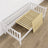 Bettsofa aus Holz Weiß – Holz- und Verbindungsdetails, Nizio Home