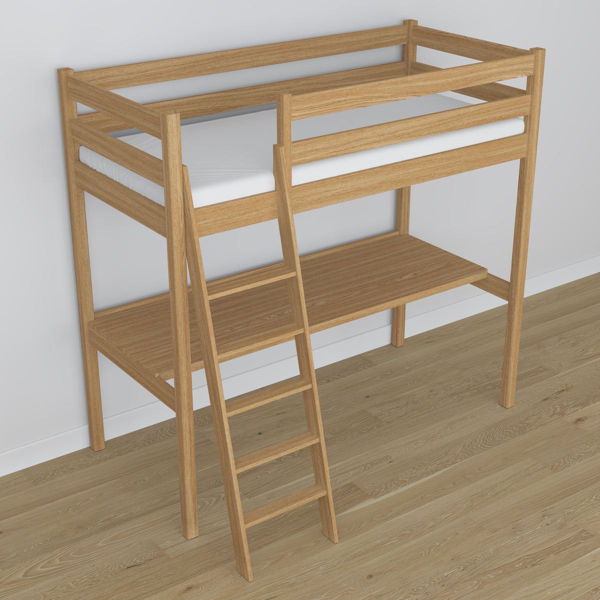Nizio pine slatted base for loft bed – compatible with every model