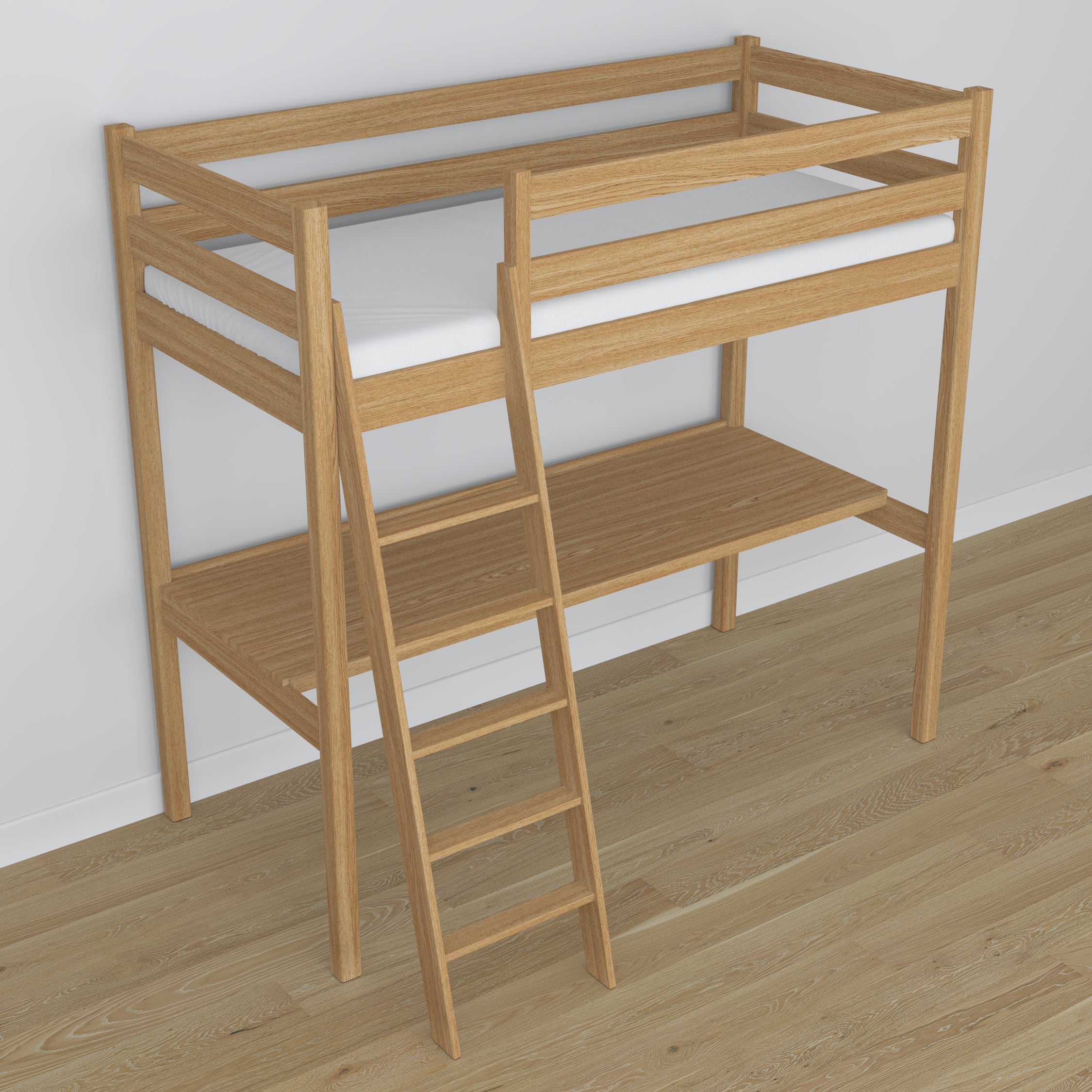 Nizio pine slatted base for loft bed – compatible with every model