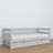 Sofabett grau – Holzdetails, hohe Qualität Nizio