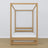 Oak canopy bed natural oak – extended drawer, guest sleeping space