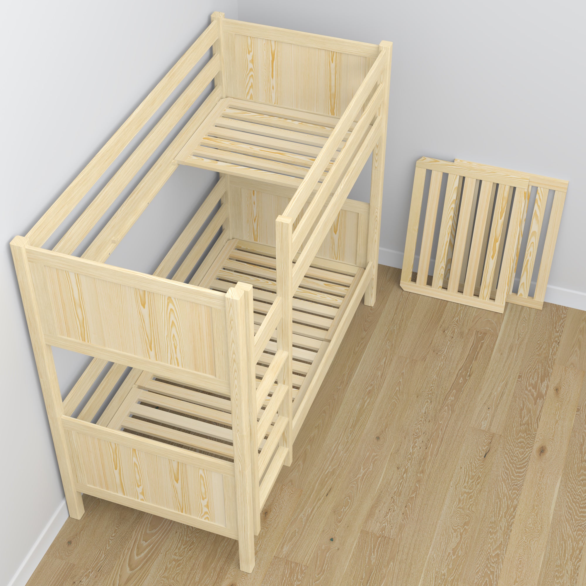 Sommier en pin Nizio Home – pour lits superposés et mezzanine
