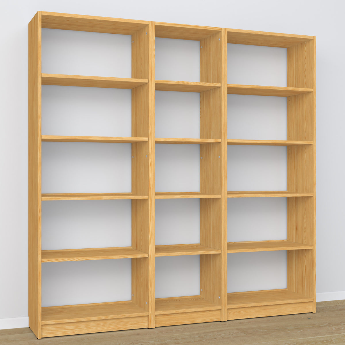 Étagère en bois pin naturel – dimensions et schéma, Nizio Home