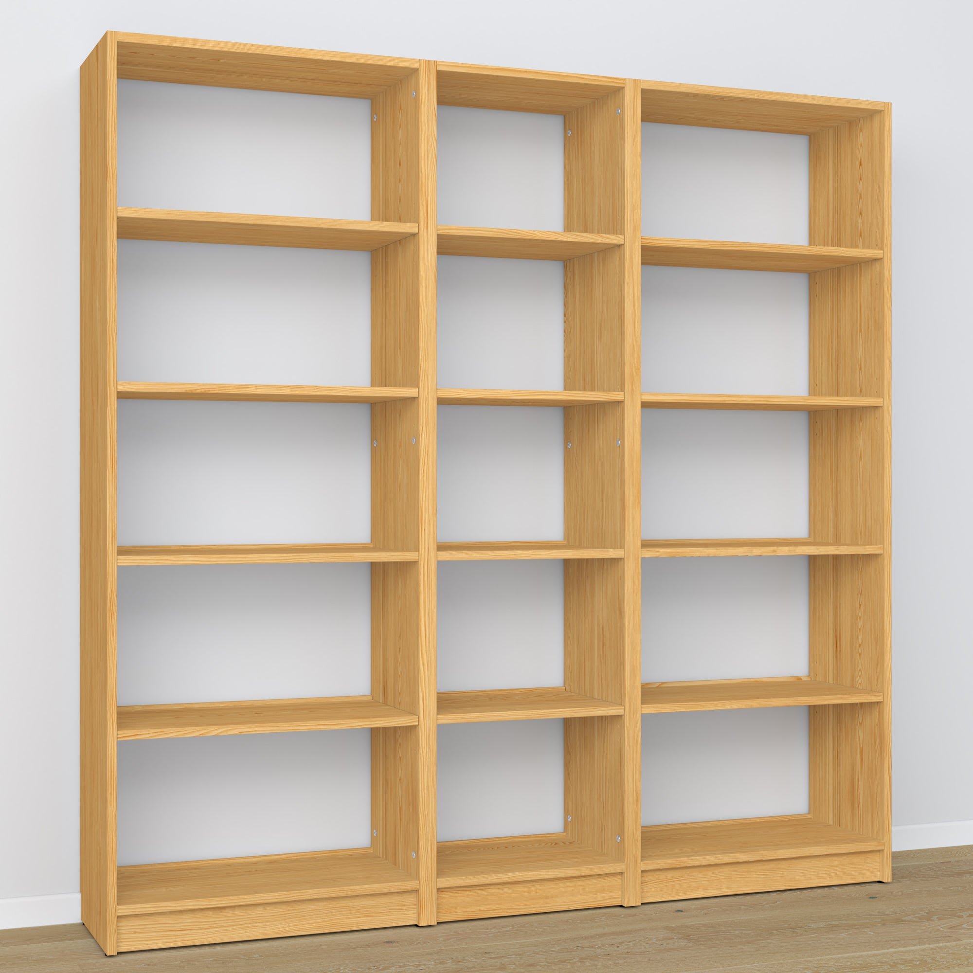 Étagère en bois pin naturel – dimensions et schéma, Nizio Home