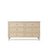 Kommode mit 6 Schubladen Eiche gebleicht 154 cm – Schlafzimmer, skandinavischer Stil