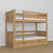 Natural Oak Bunk Bed with Drawer – Scandinavian Design, Nizio
