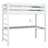 Hochbett mit Schreibtisch N01 RAL/NCS – aus Holz, Farbe an Innenraum angepasst, Nizio Home