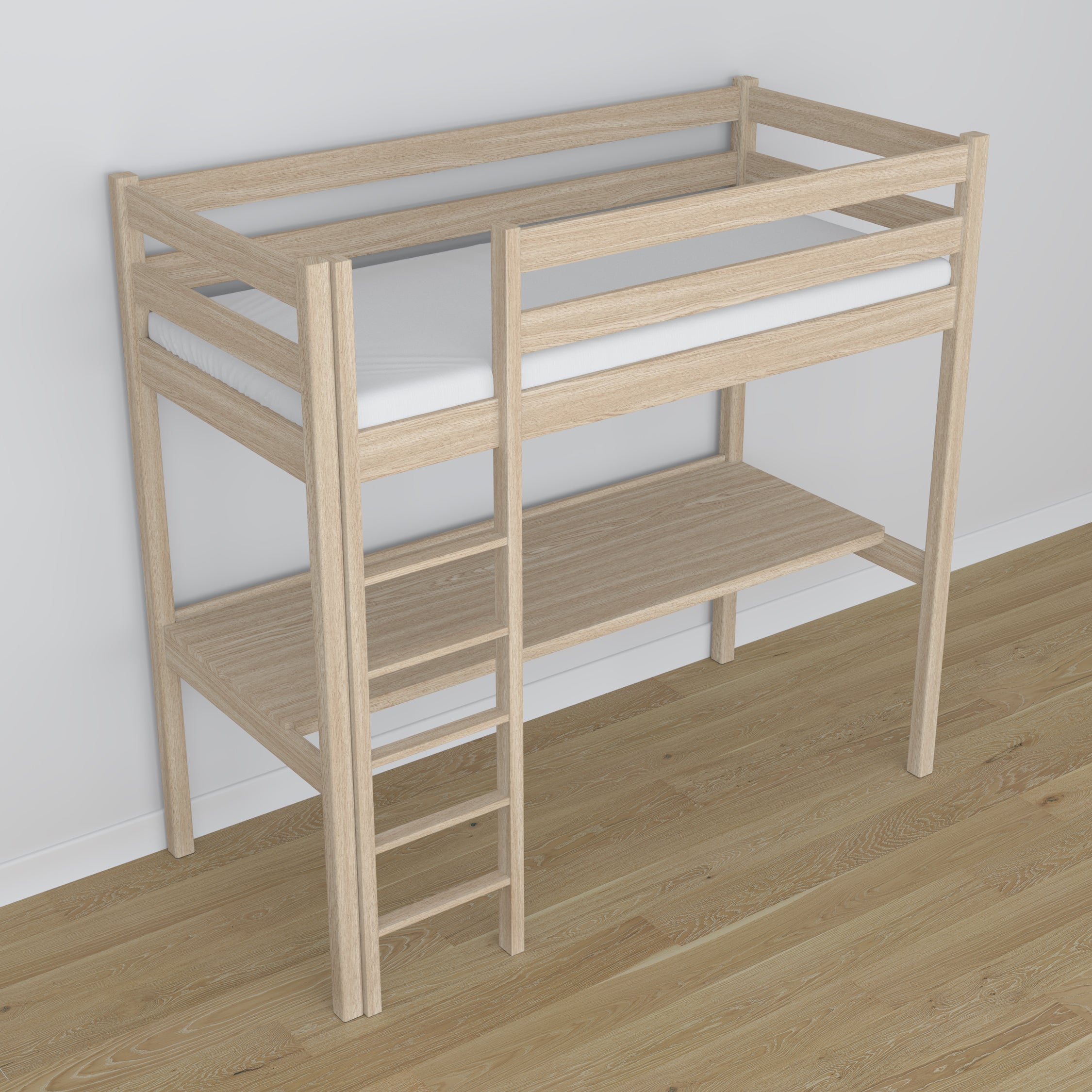 Nizio pine slatted base for loft bed – compatible with every model