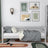 Bettsofa aus Holz Grau – Kinderzimmer, skandinavischer Stil Nizio