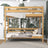 Natural Pine Bunk Bed – Wooden Ladder and Safety Rail, Nizio Home