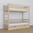 Bleached Oak Bunk Bed with Drawer – Scandinavian Design, Nizio