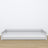 Lit bas gris w chambre – décoration scandinave, en bois