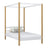 Lit à baldaquin en bois blanc-chêne – chambre d'enfant, style scandinave Nizio