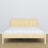 Doppelbett Holz Kiefer farblos – Seitenansicht, Proportionen und Form, Schlafzimmer