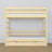 Clear Pine Bunk Bed – Wooden Slatted Frame, Mattress Drawer