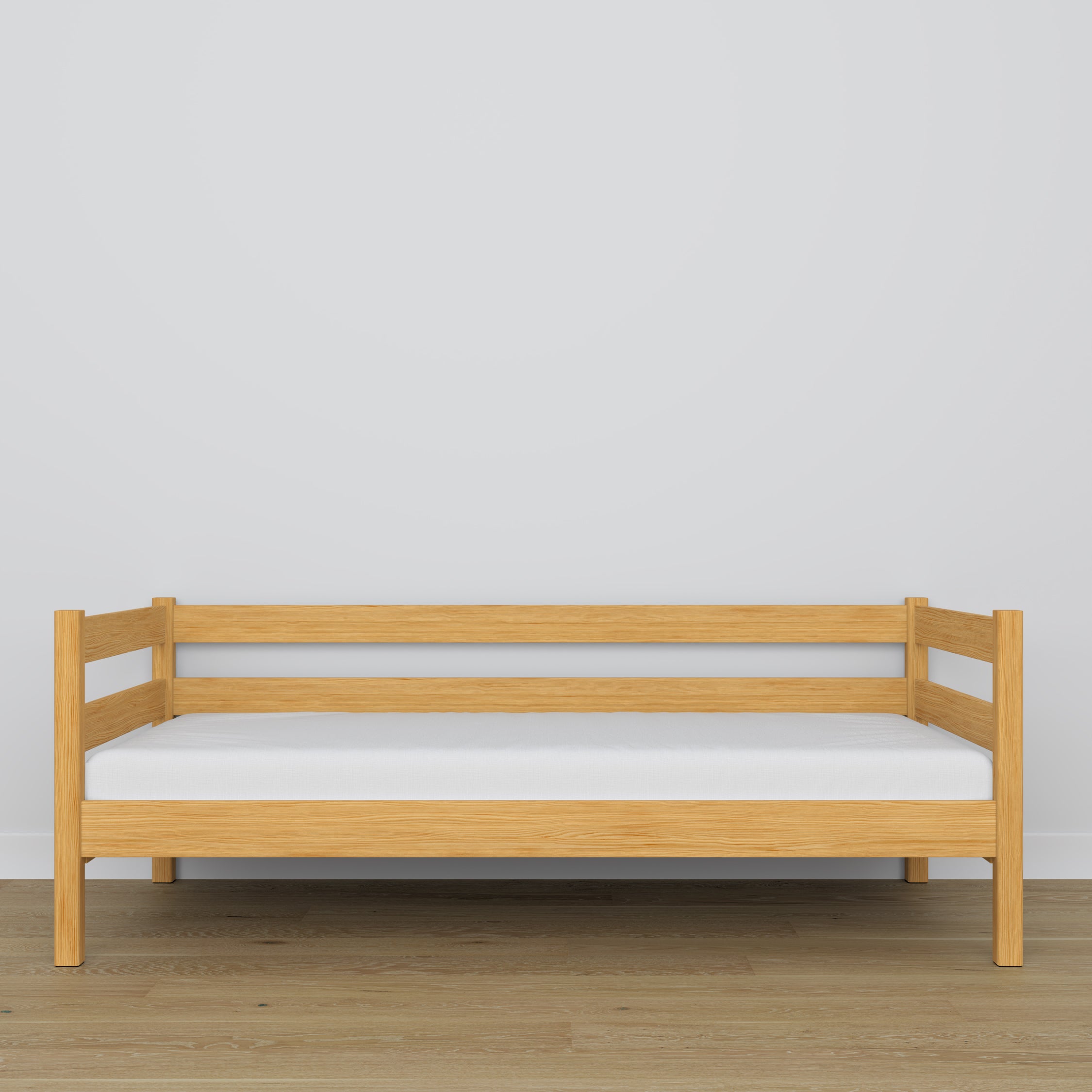 Holz-Sofabett Kiefer natur – Holz- und Verbindungsdetails, Nizio Home