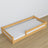 Lit bas pin naturel w chambre – décoration scandinave, en bois
