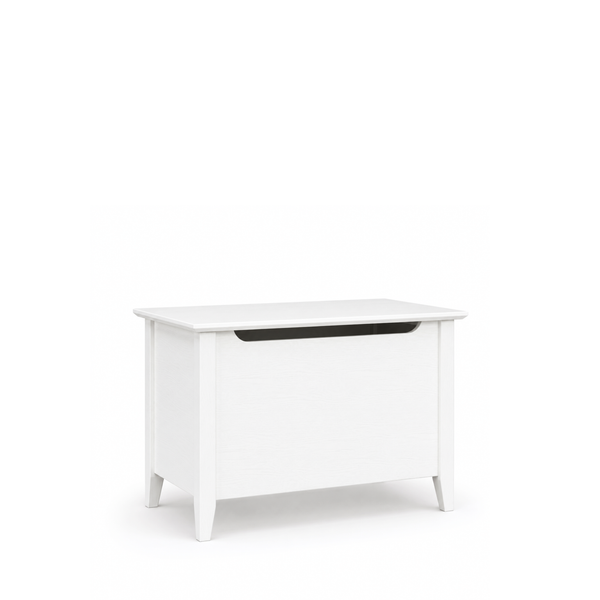 Coffre Scandi en bois blanc