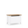 Coffre Scandi en bois blanc / chêne naturel