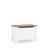 Coffre Scandi en bois blanc / chêne naturel